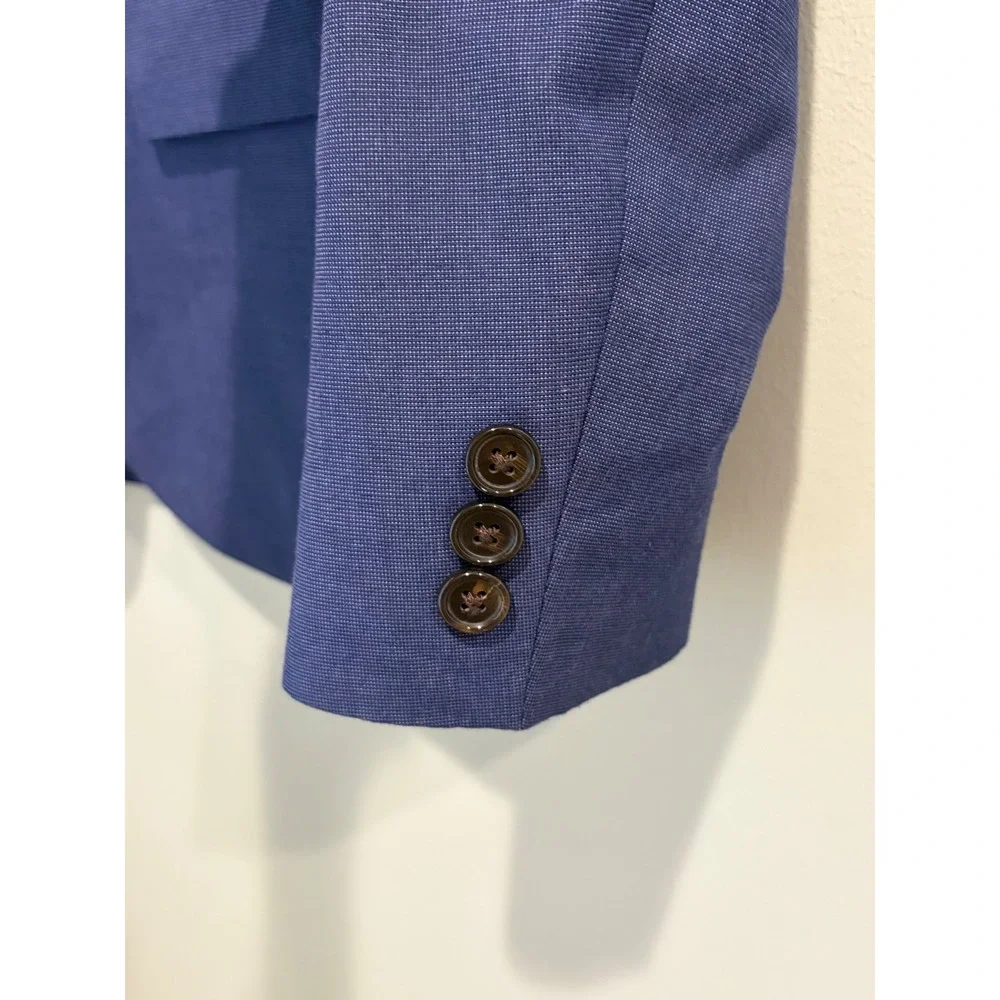 Lauren Ralph Lauren Boys Blue Two Button Blazer Size 12